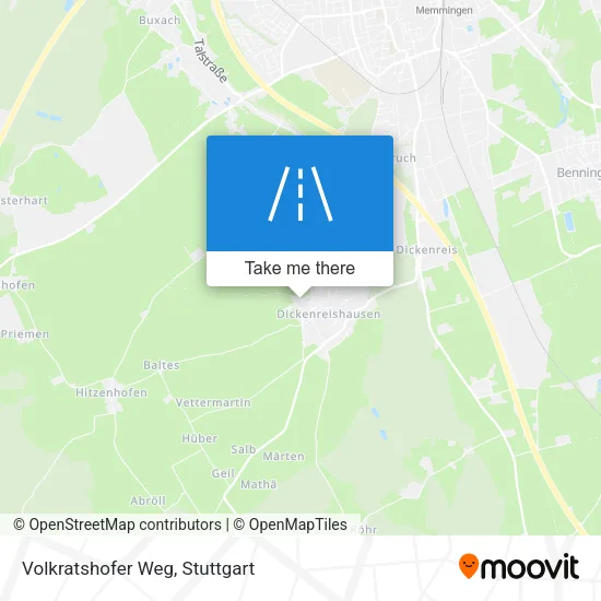 Карта Volkratshofer Weg