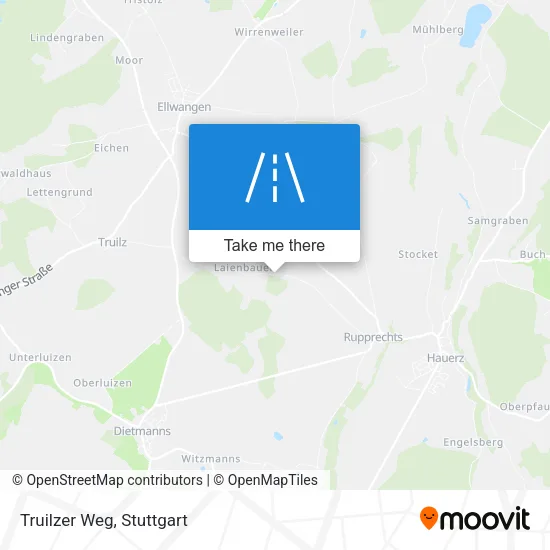 Карта Truilzer Weg