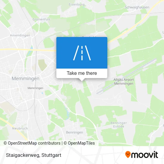 Карта Staigackerweg