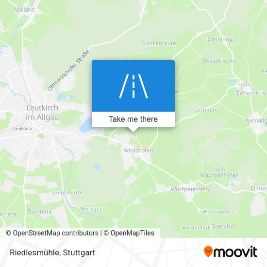 Карта Riedlesmühle