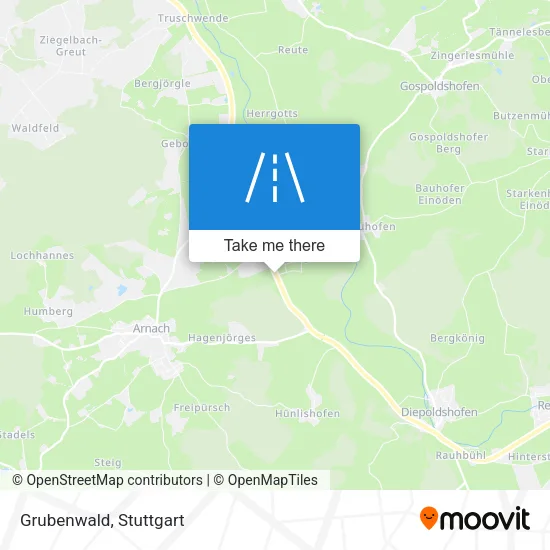 Карта Grubenwald