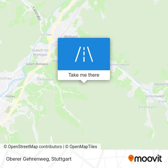 Карта Oberer Gehrenweg