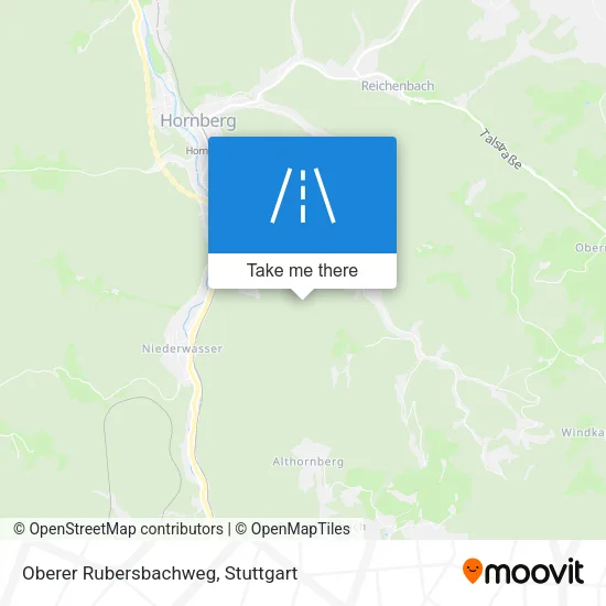 Карта Oberer Rubersbachweg