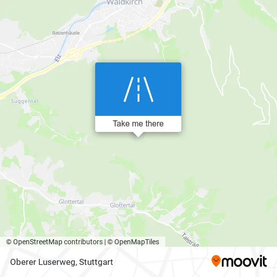 Карта Oberer Luserweg