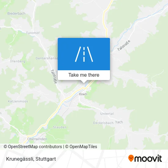 Krunegässli map