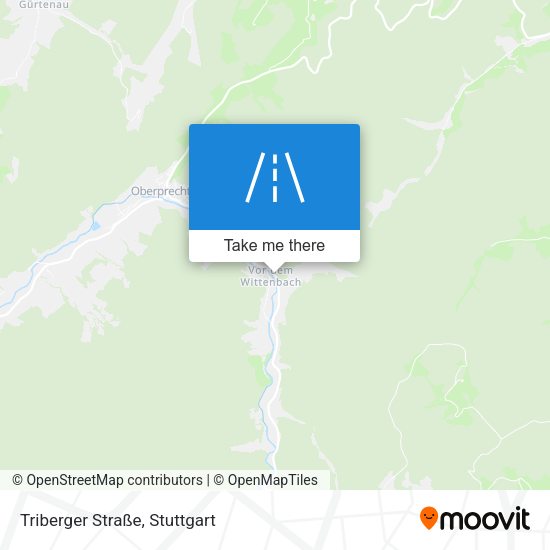 Triberger Straße map