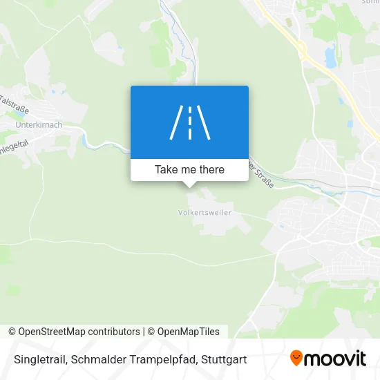 Карта Singletrail, Schmalder Trampelpfad