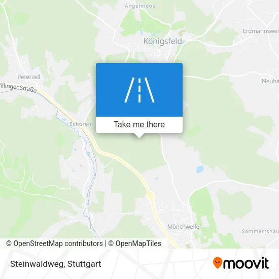 Карта Steinwaldweg