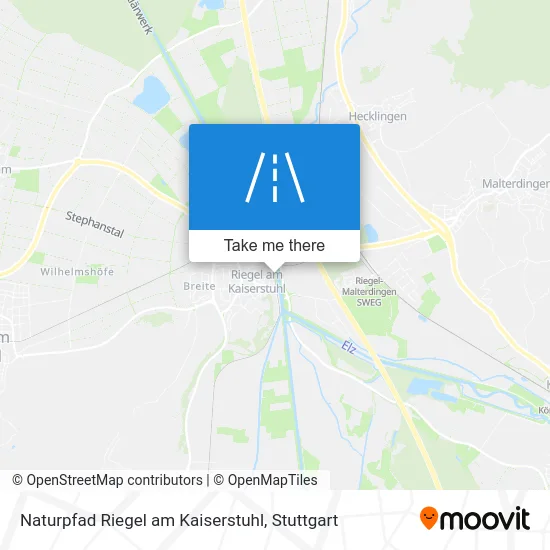 Карта Naturpfad Riegel am Kaiserstuhl