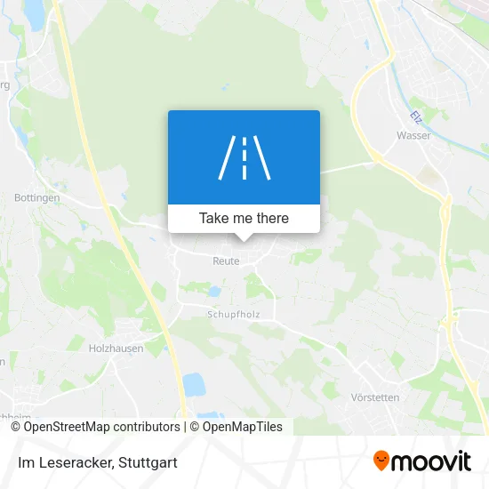 Карта Im Leseracker