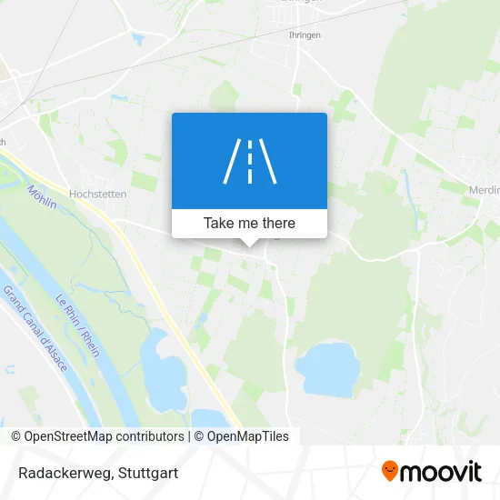 Карта Radackerweg