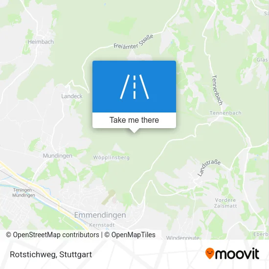 Карта Rotstichweg