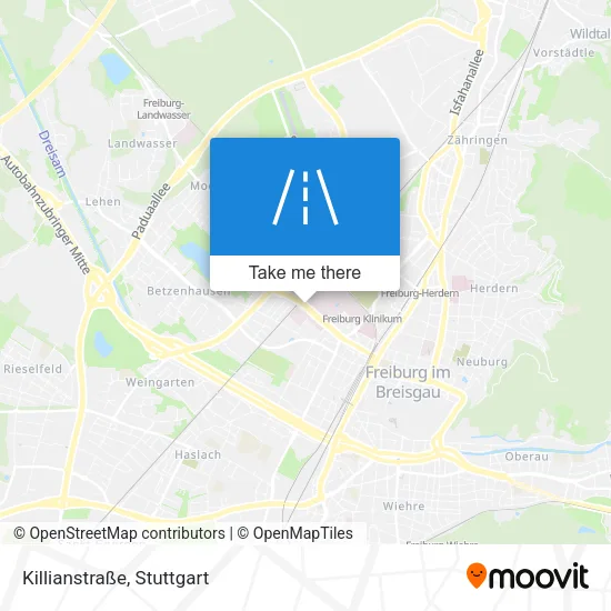 Карта Killianstraße