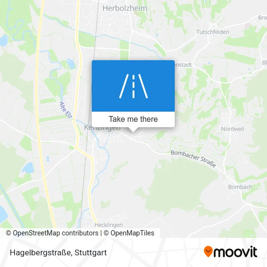Карта Hagelbergstraße