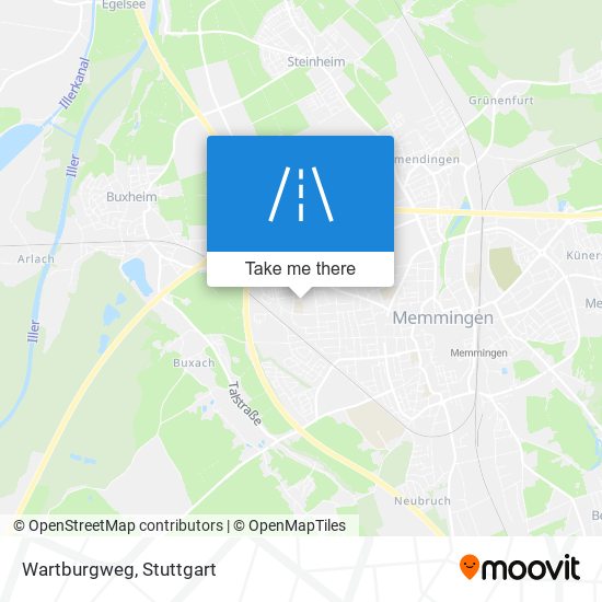 Wartburgweg map