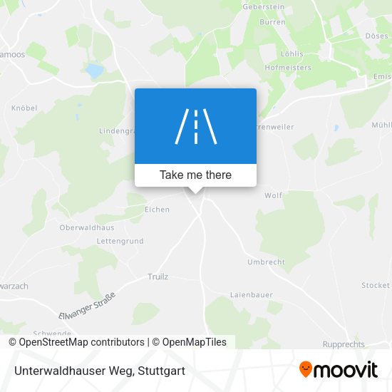 Карта Unterwaldhauser Weg