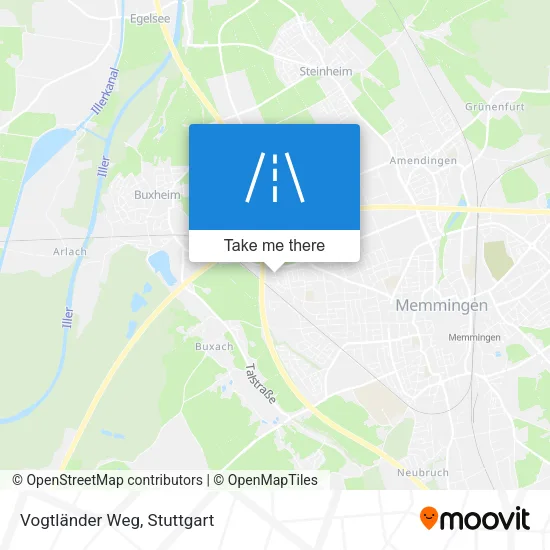 Карта Vogtländer Weg
