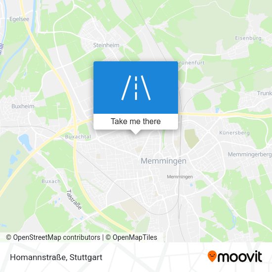 Homannstraße map