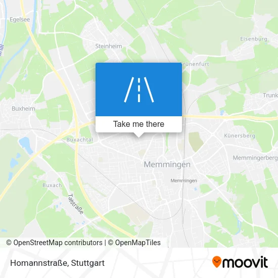 Карта Homannstraße
