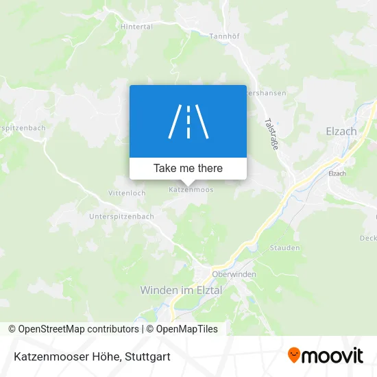 Карта Katzenmooser Höhe