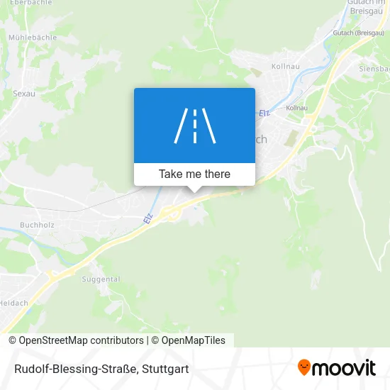Карта Rudolf-Blessing-Straße