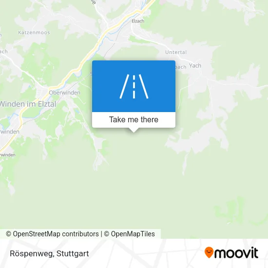 Карта Röspenweg