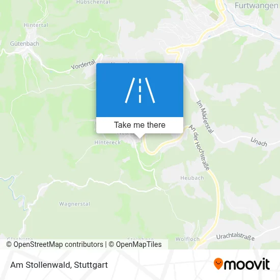 Am Stollenwald map
