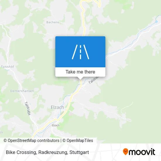 Карта Bike Crossing, Radkreuzung