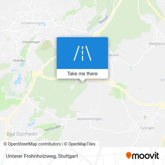 Unterer Frohnholzweg map