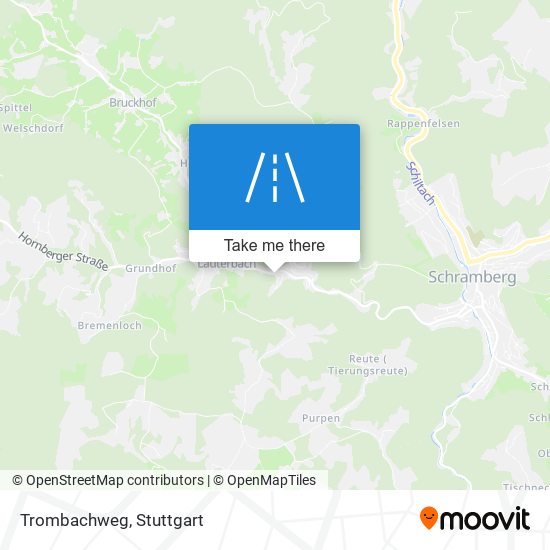 Trombachweg map