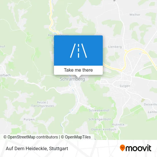 Карта Auf Dem Heideckle