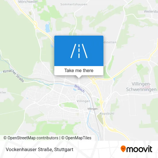 Карта Vockenhauser Straße