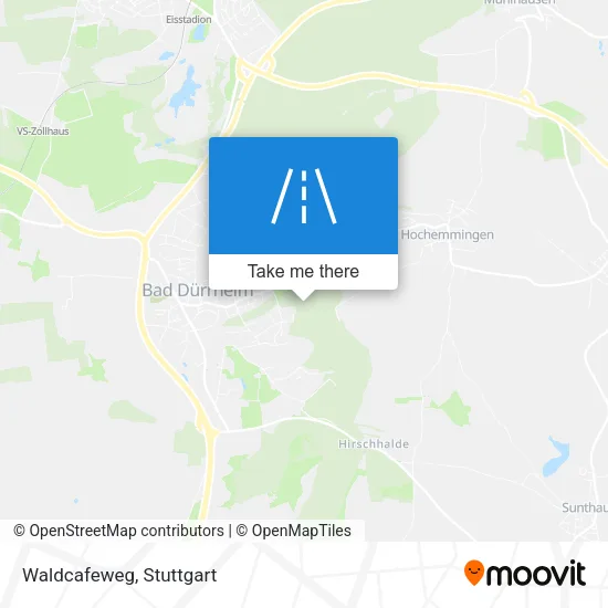 Карта Waldcafeweg