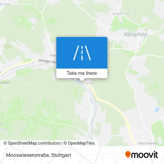 Карта Mooswiesenstraße