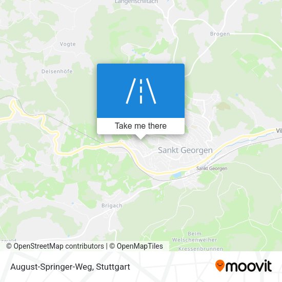 Карта August-Springer-Weg