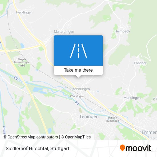 Siedlerhof Hirschtal map