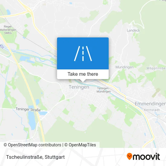 Карта Tscheulinstraße