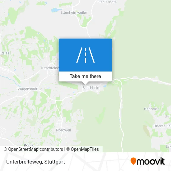 Карта Unterbreiteweg
