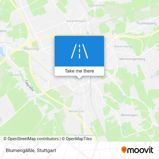 Blumengäßle map
