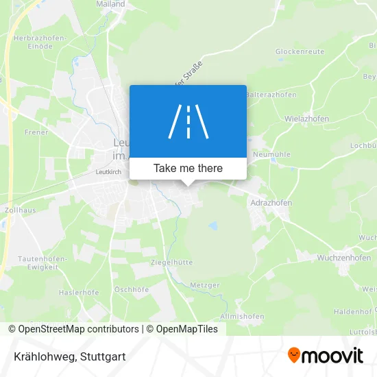 Krählohweg map