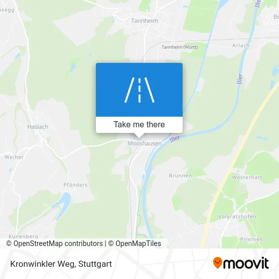 Карта Kronwinkler Weg