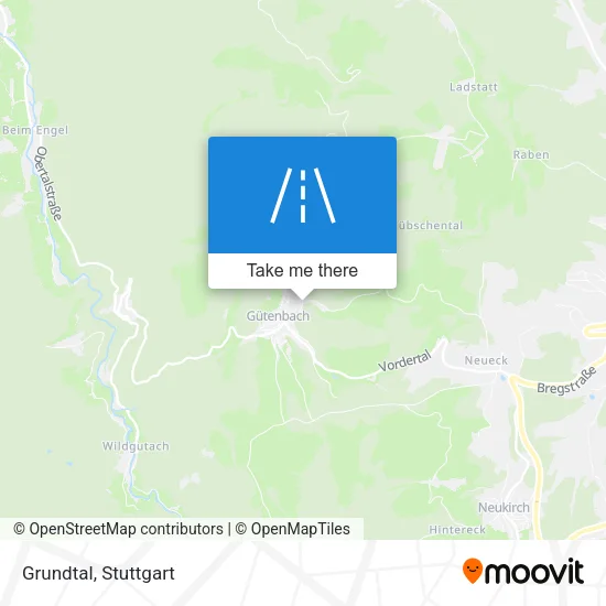 Grundtal map