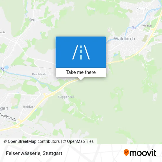 Карта Felsenwässerle