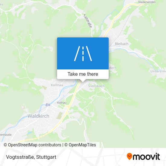 Карта Vogtsstraße