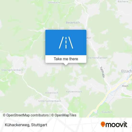 Карта Kühackerweg