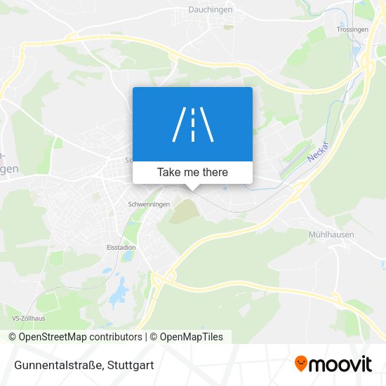 Gunnentalstraße map