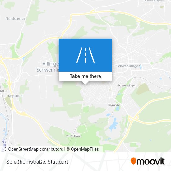Spießhornstraße map