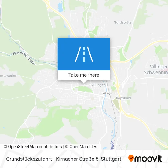 Grundstückszufahrt  - Kirnacher Straße 5 map