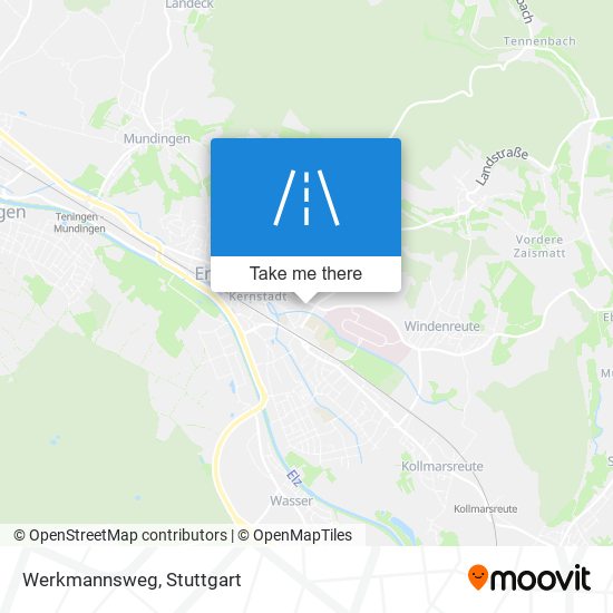 Werkmannsweg map