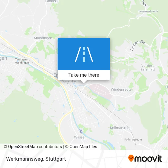 Карта Werkmannsweg